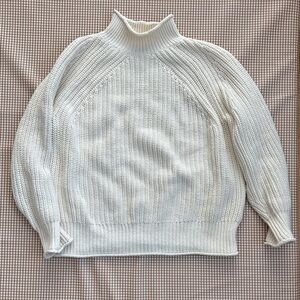 J. Crew Cream roll Neck Sweater current